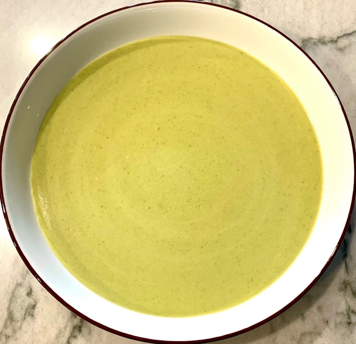 blended soup
