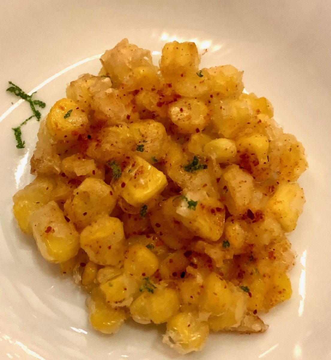 corn amuse bouche