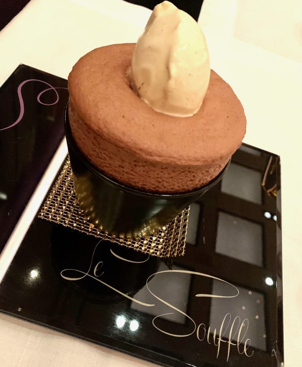 Joel Robuchon - las vegas chocolate souffle