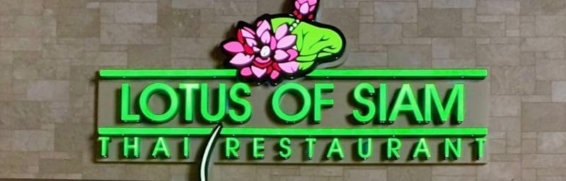 lotus of siam sign