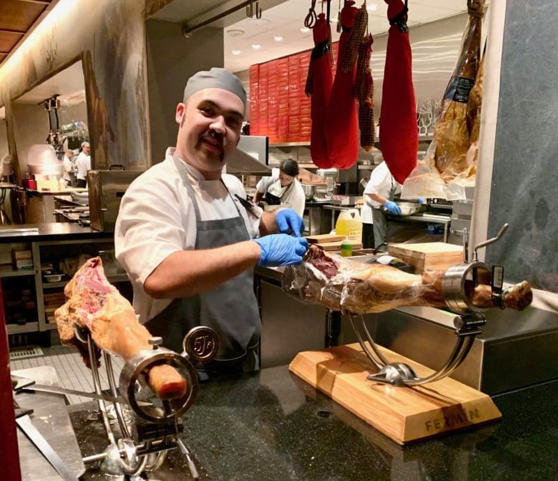 cured meat station