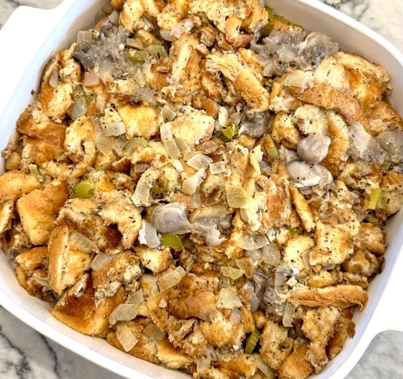 thanksgiving oyster dressing 1