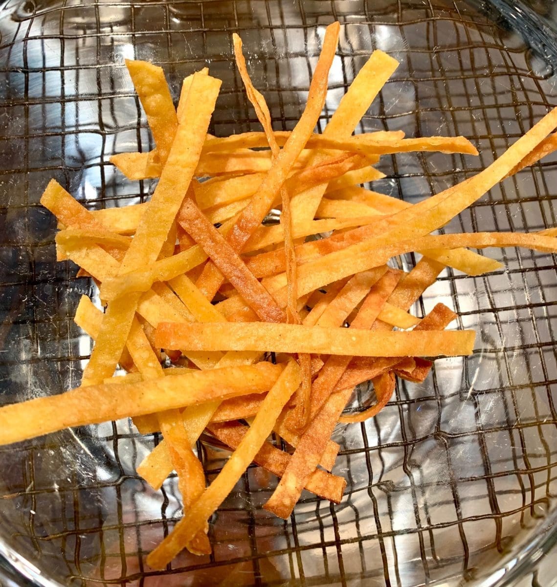 fried tortilla strips