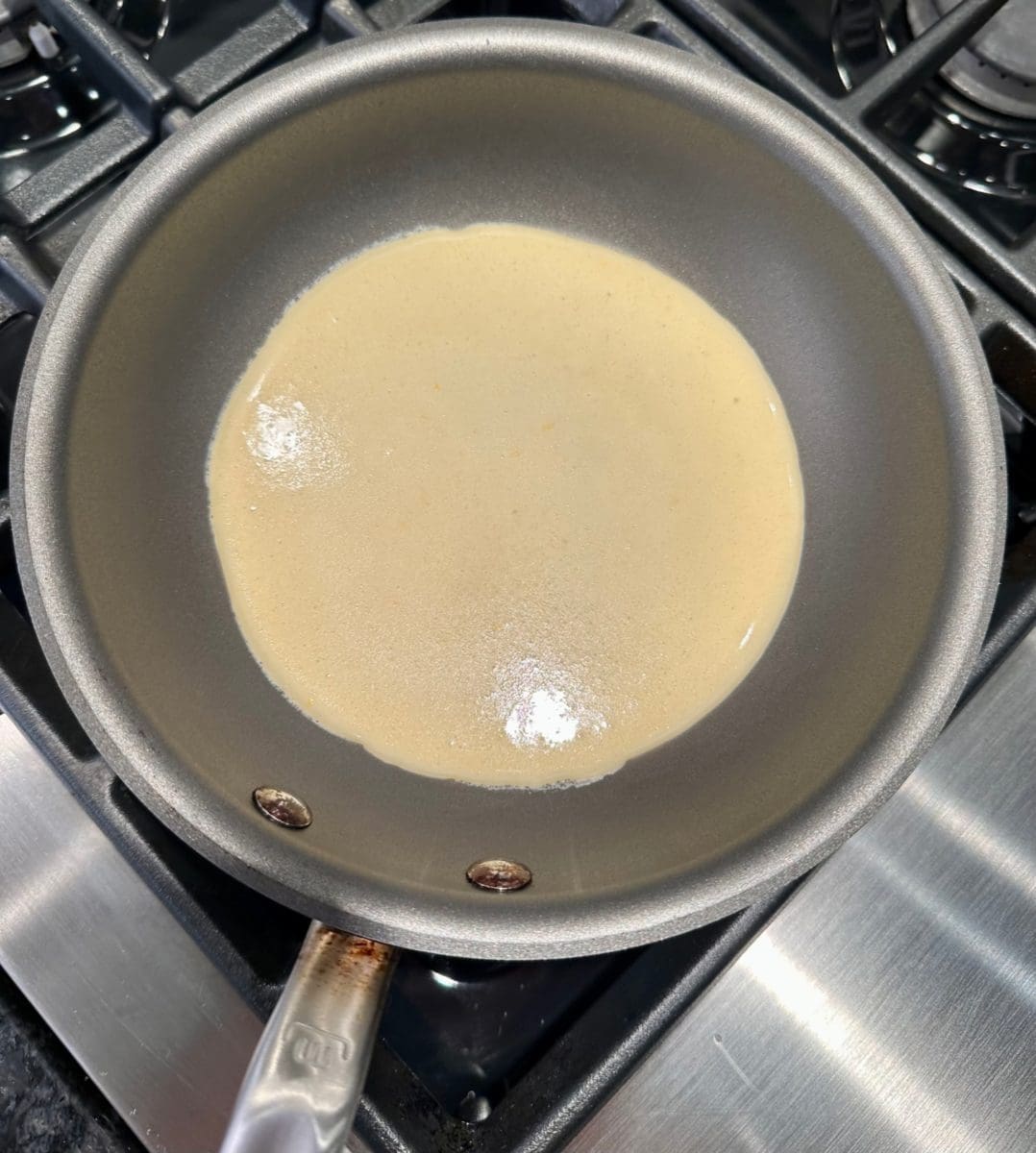 batter in the pan