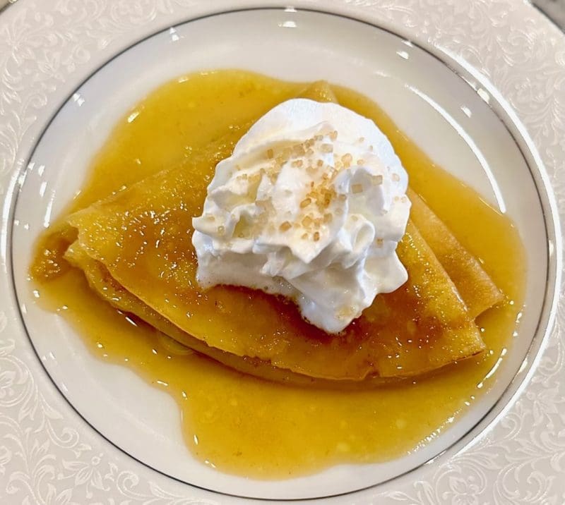 the french dinner party crepes suzette