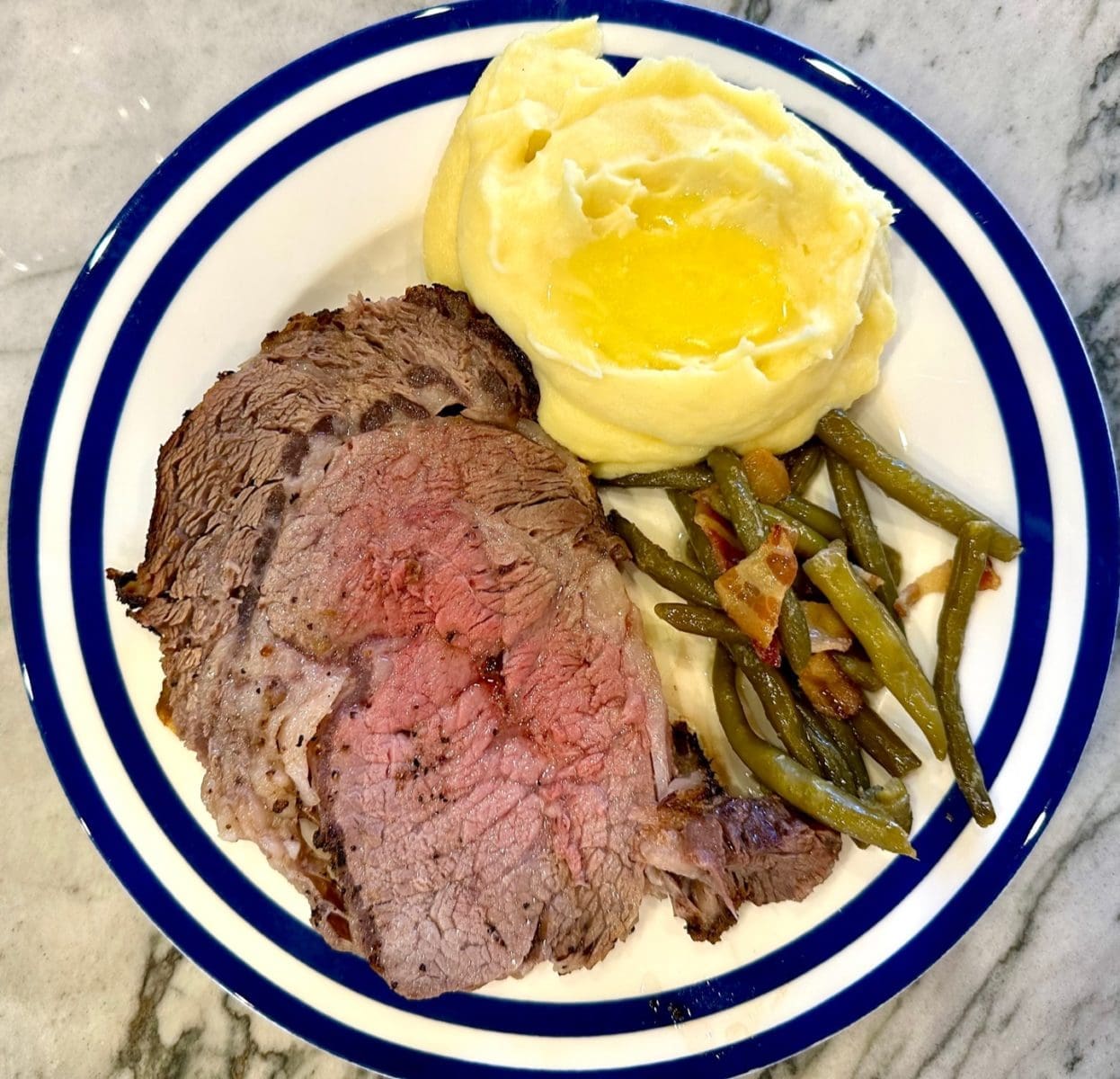 christmas dinner with Joel's potato puree