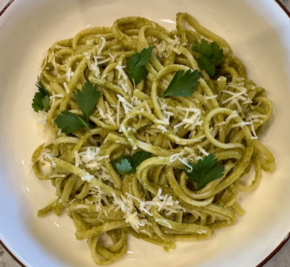 pesto linguine 1