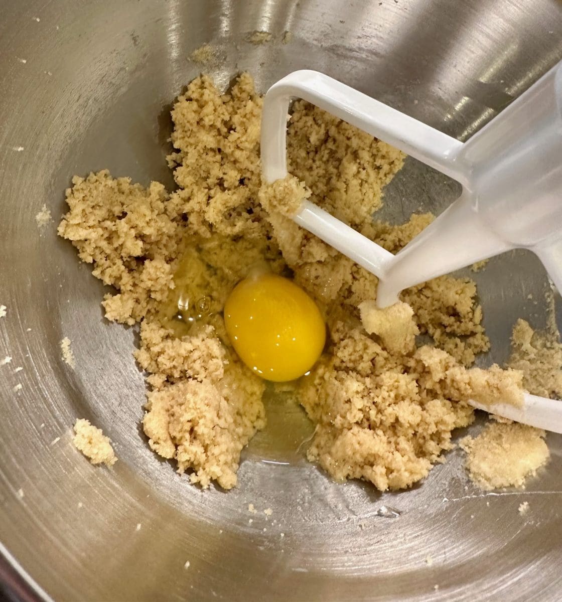 adding egg