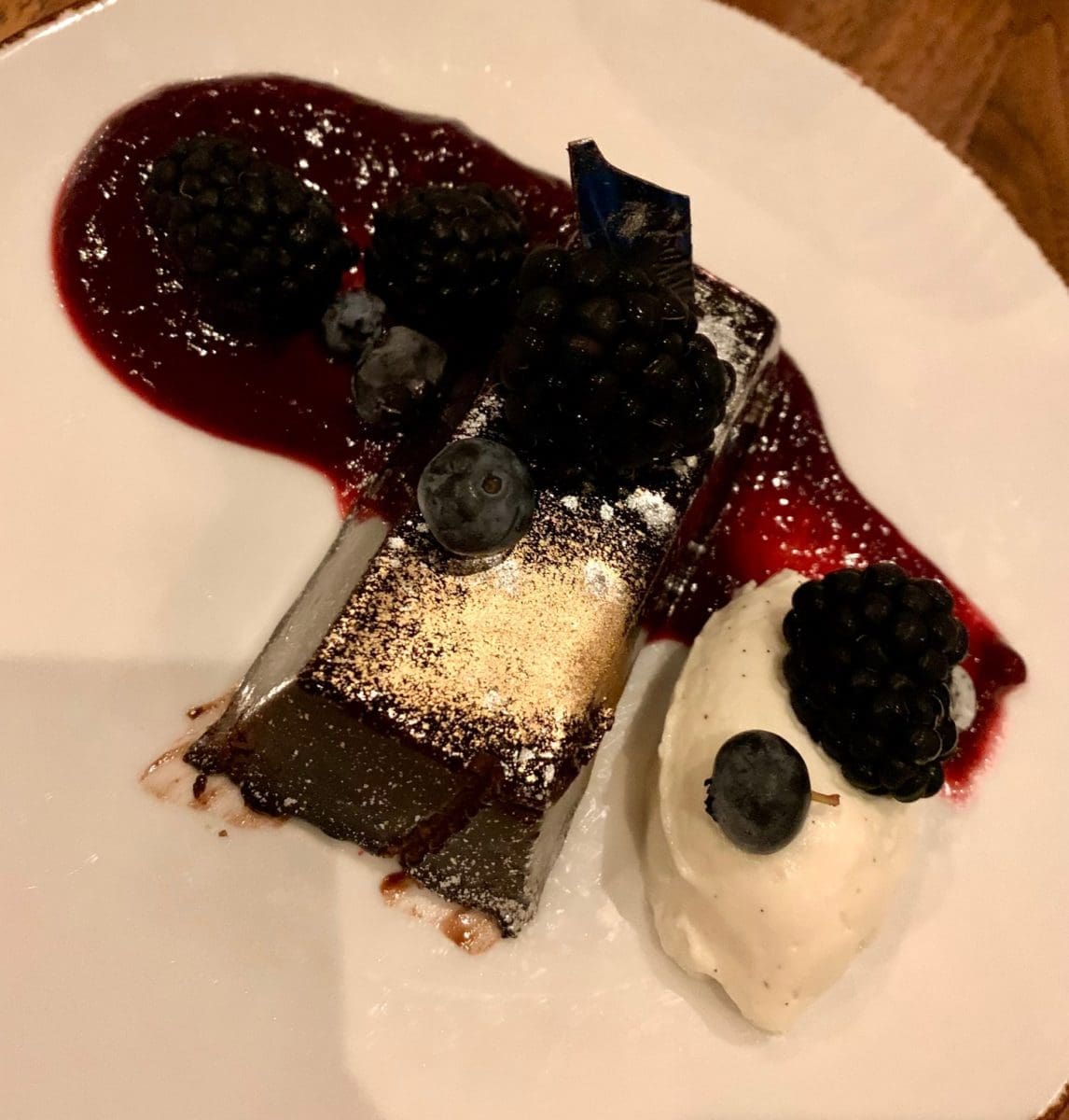 primrose flourless chocolate cake