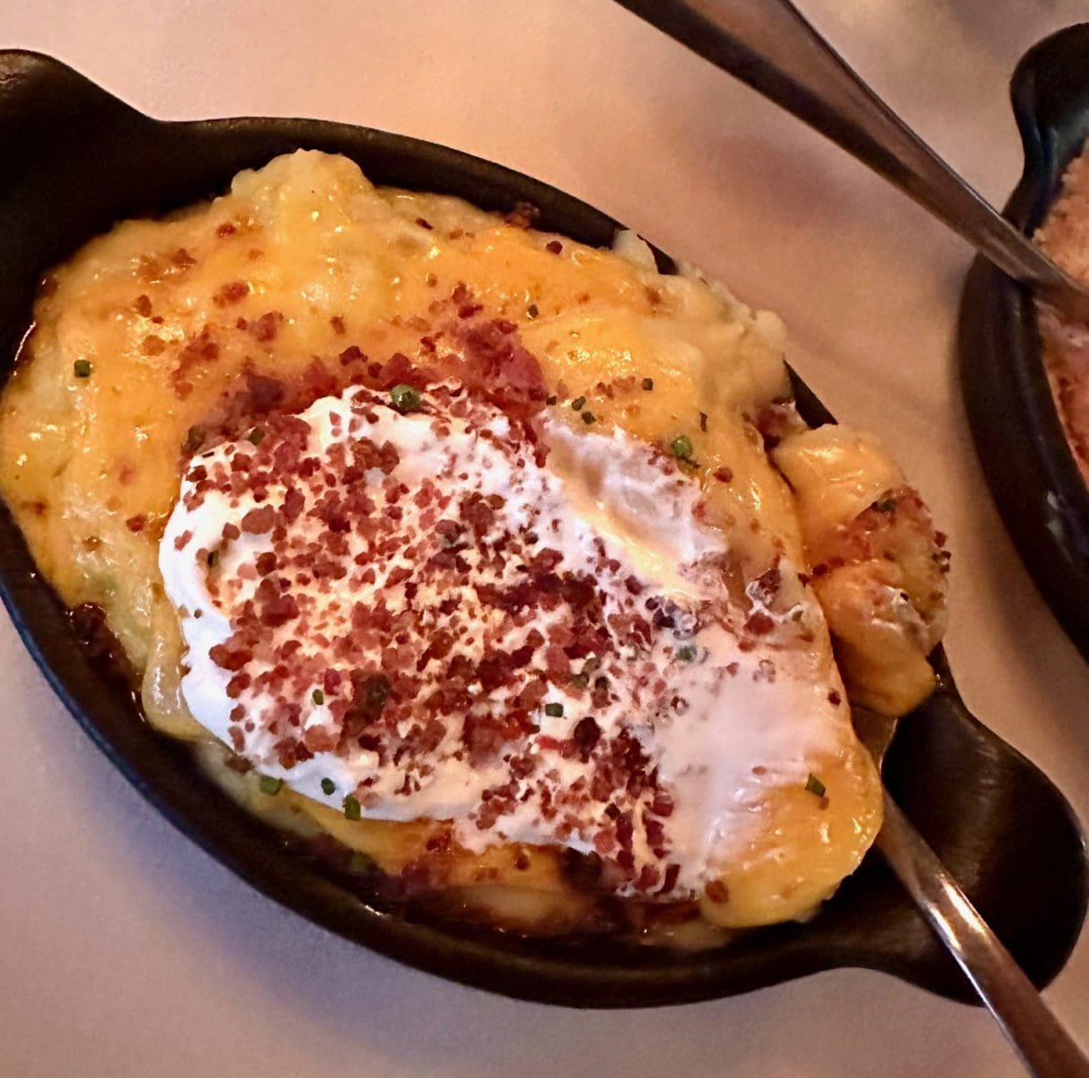 skillet loaded baked potato