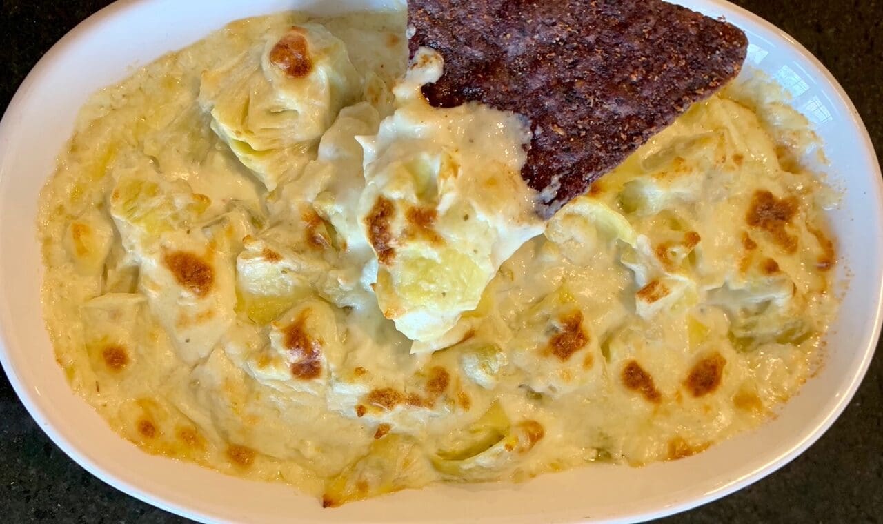 artichoke dip with green chilies