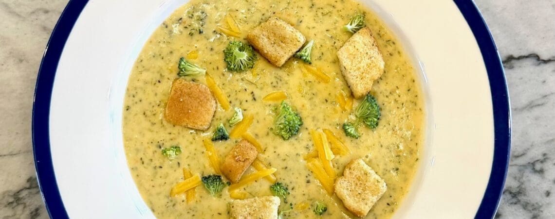 broccoli cheese soup main