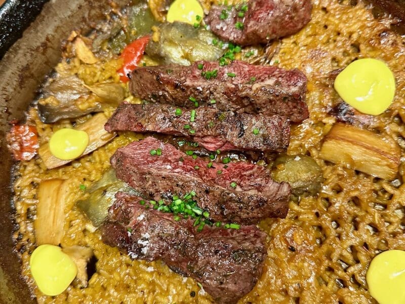 jaleo ribeye paella