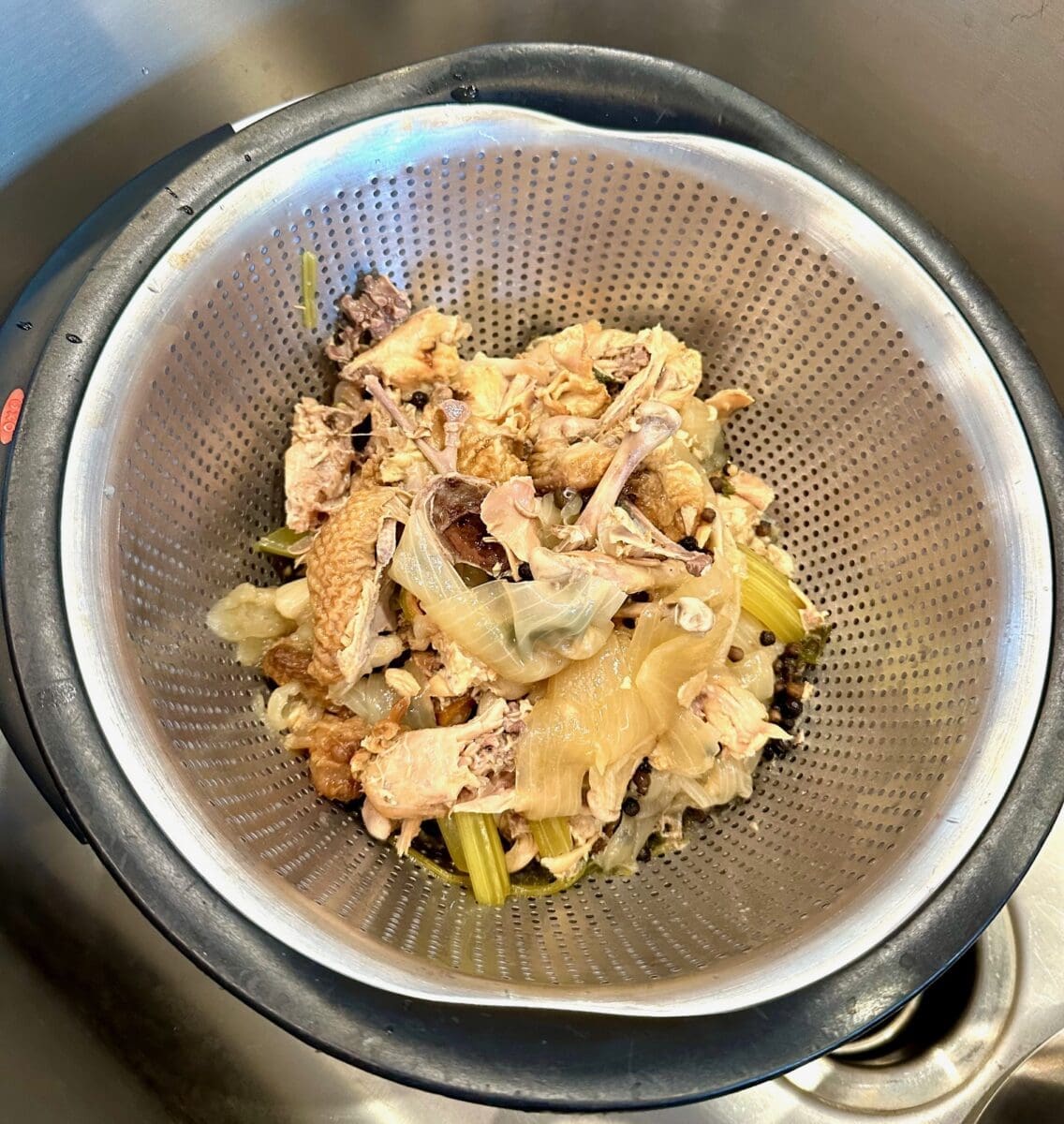first straining