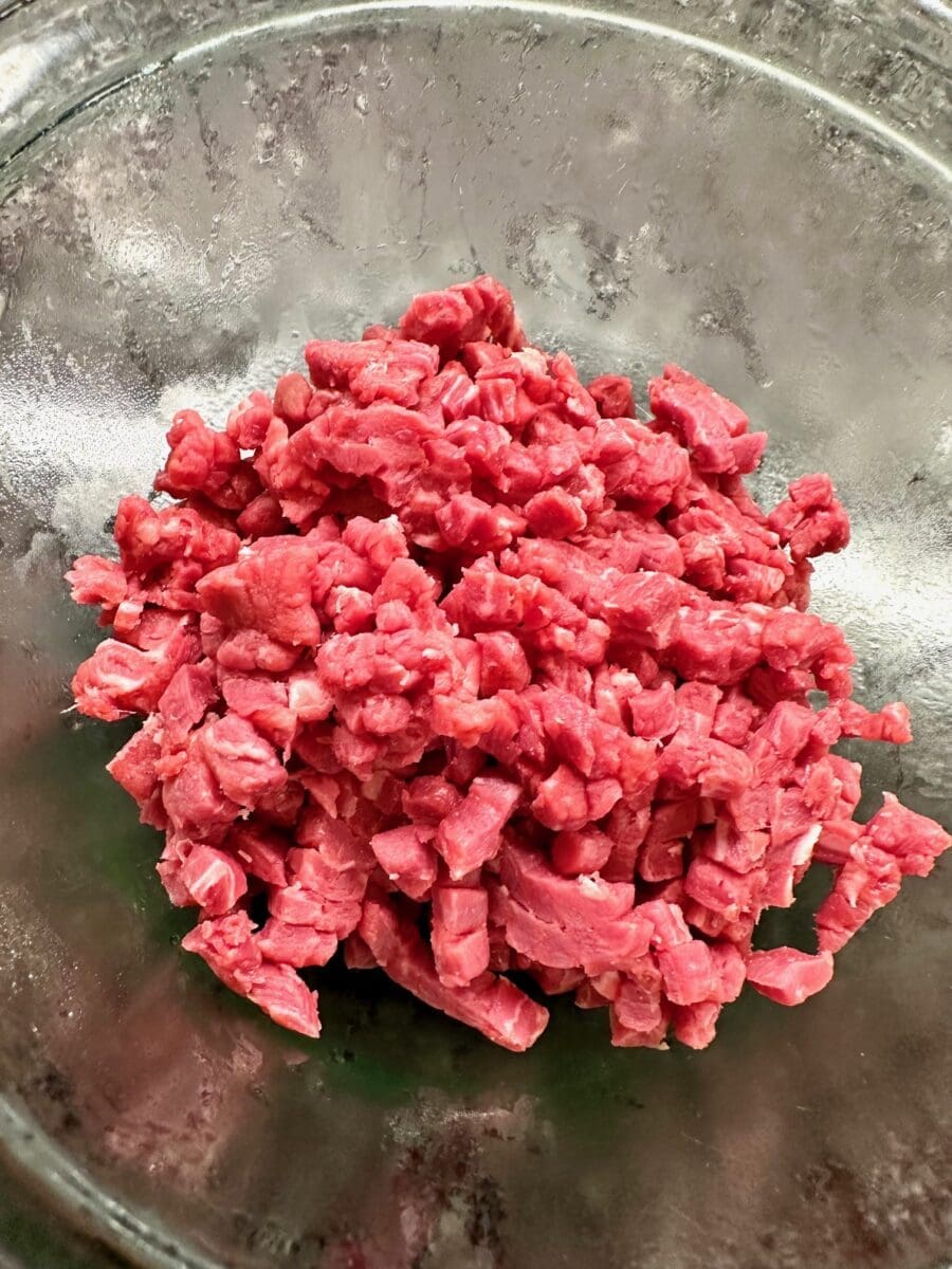 minced prime beef tenderloin