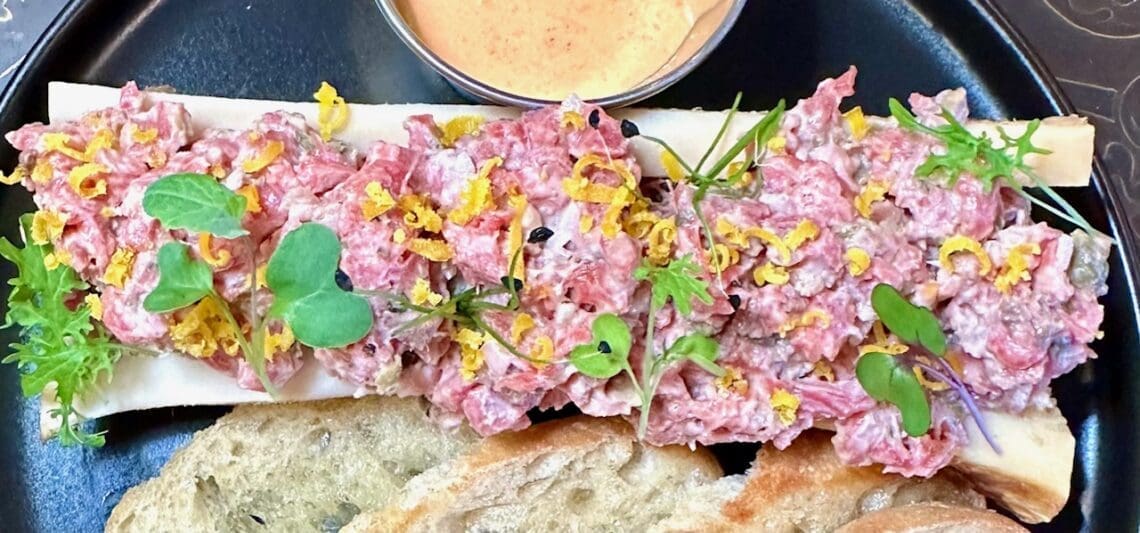 bone marrow beef tartare main