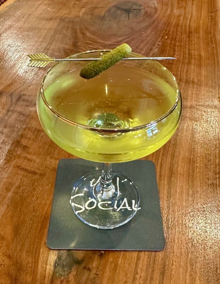 dirty martini pickle