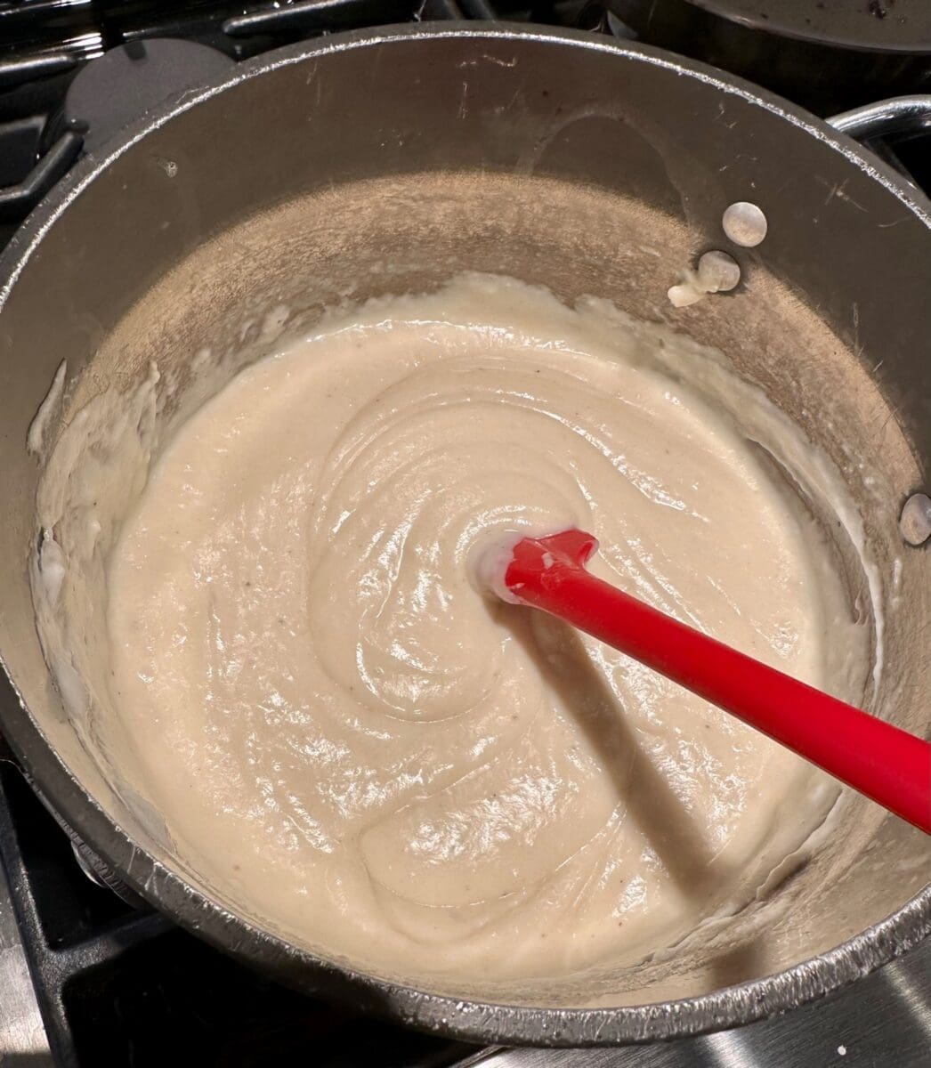 moray sauce with comte cheese