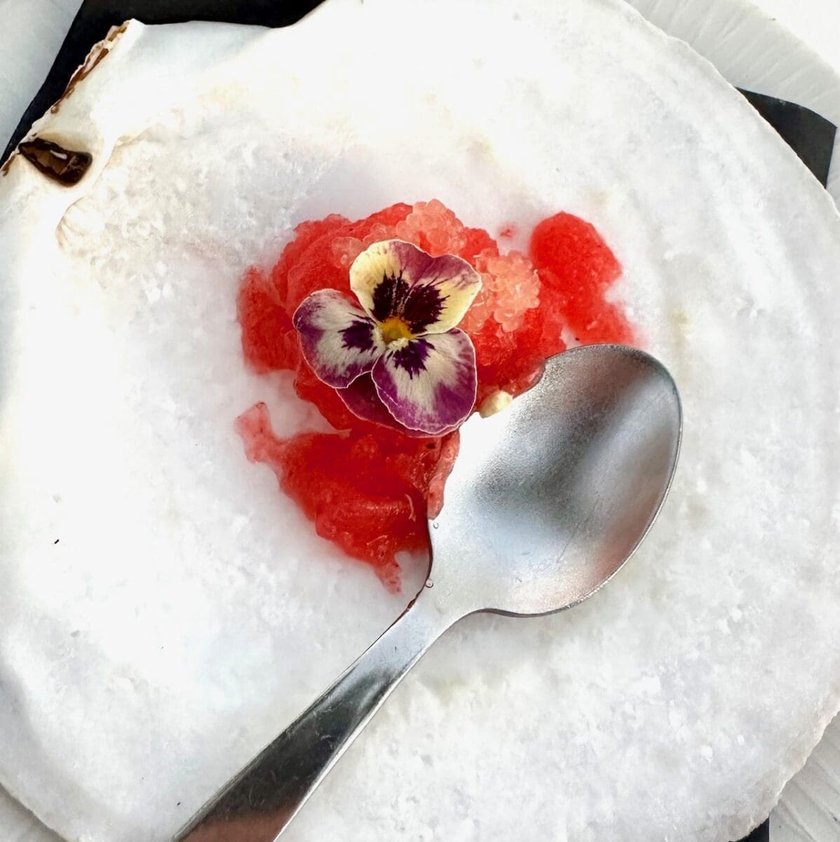 strawberry lime sorbet