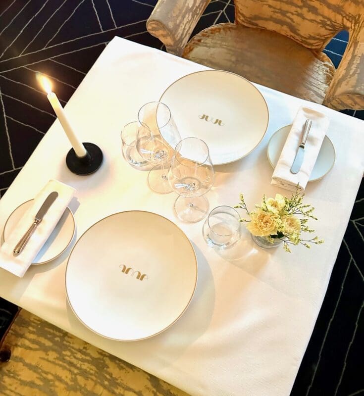 our table