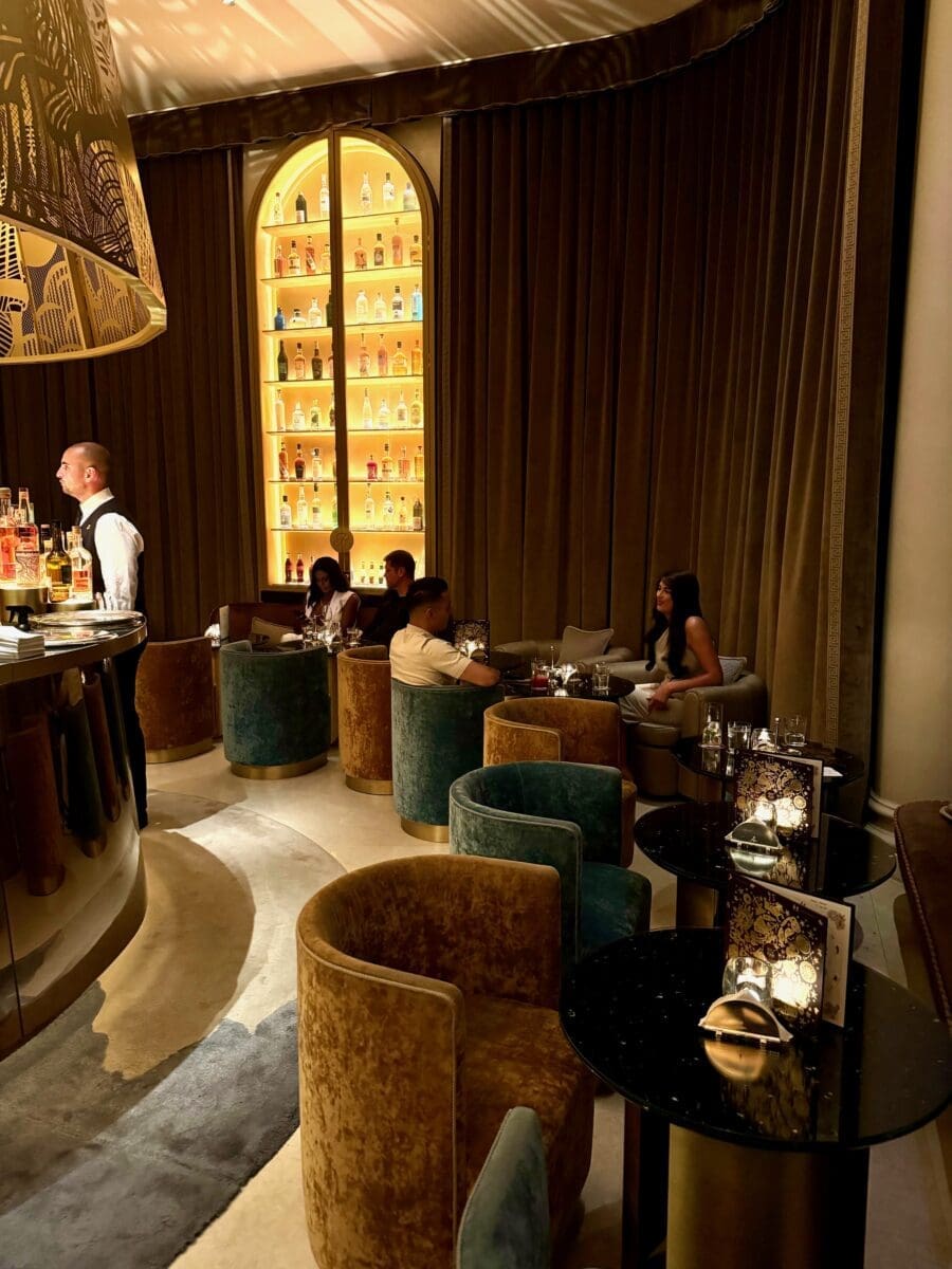 seating in the bar