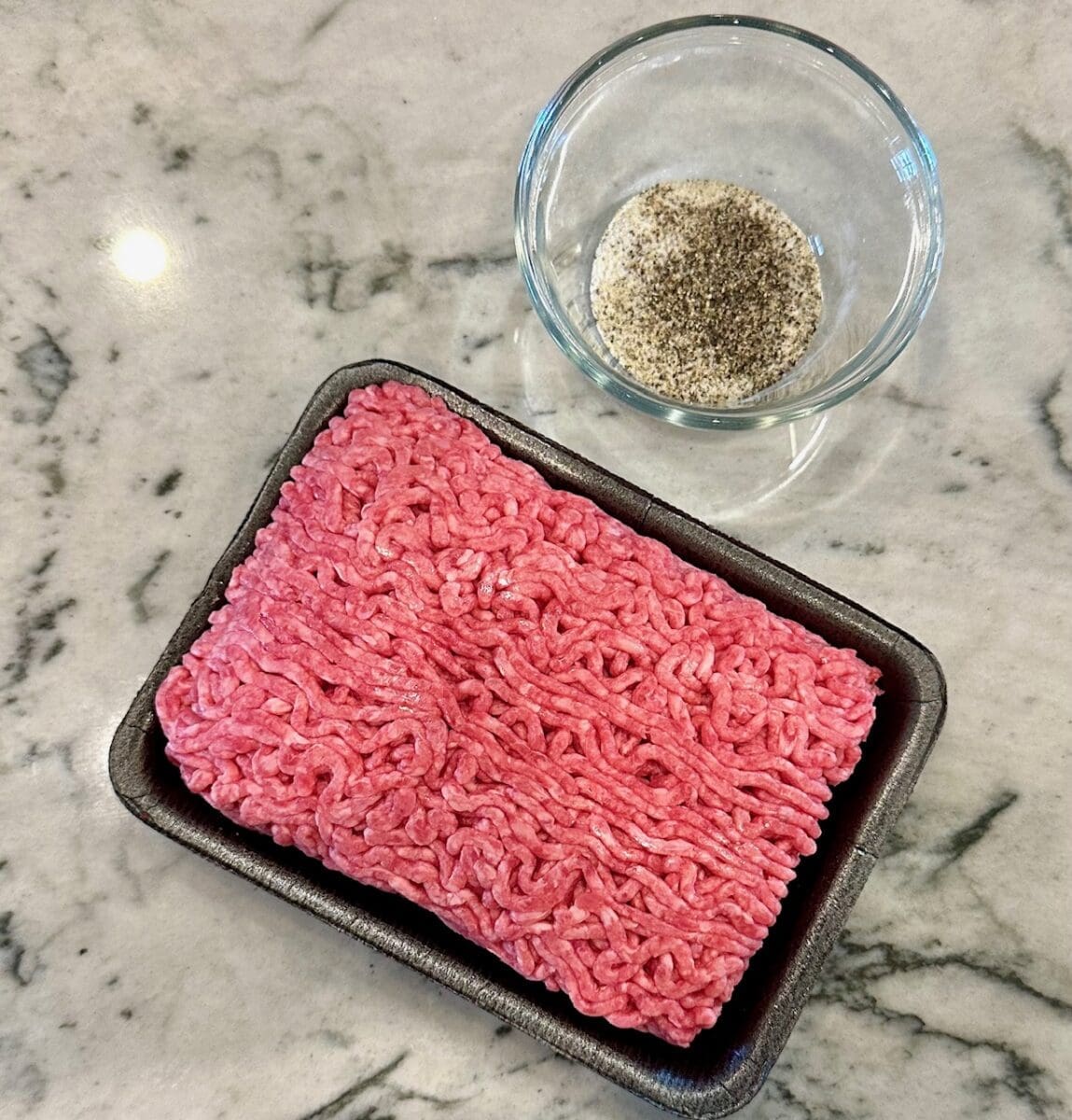 ground beef and seasonings