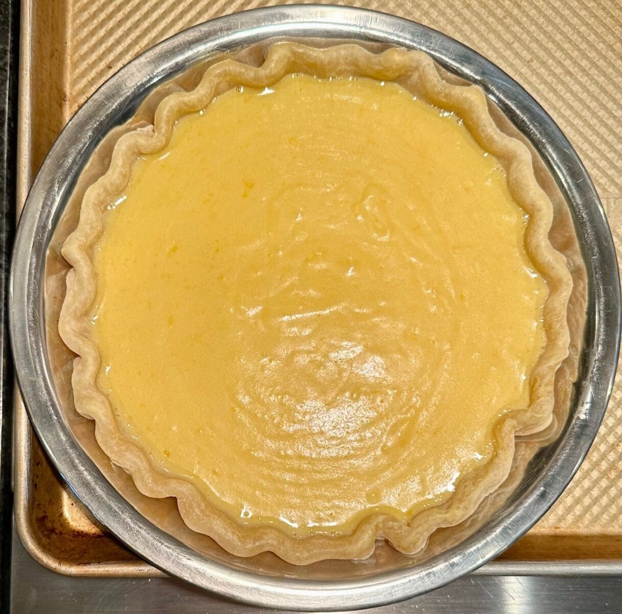 unbaked pie
