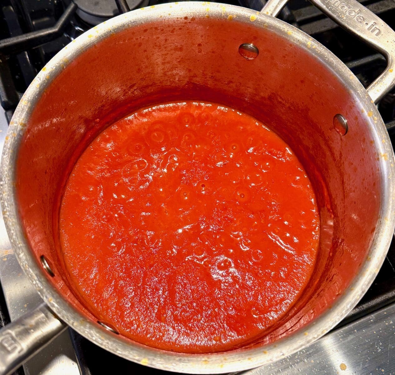 blended tomatoes