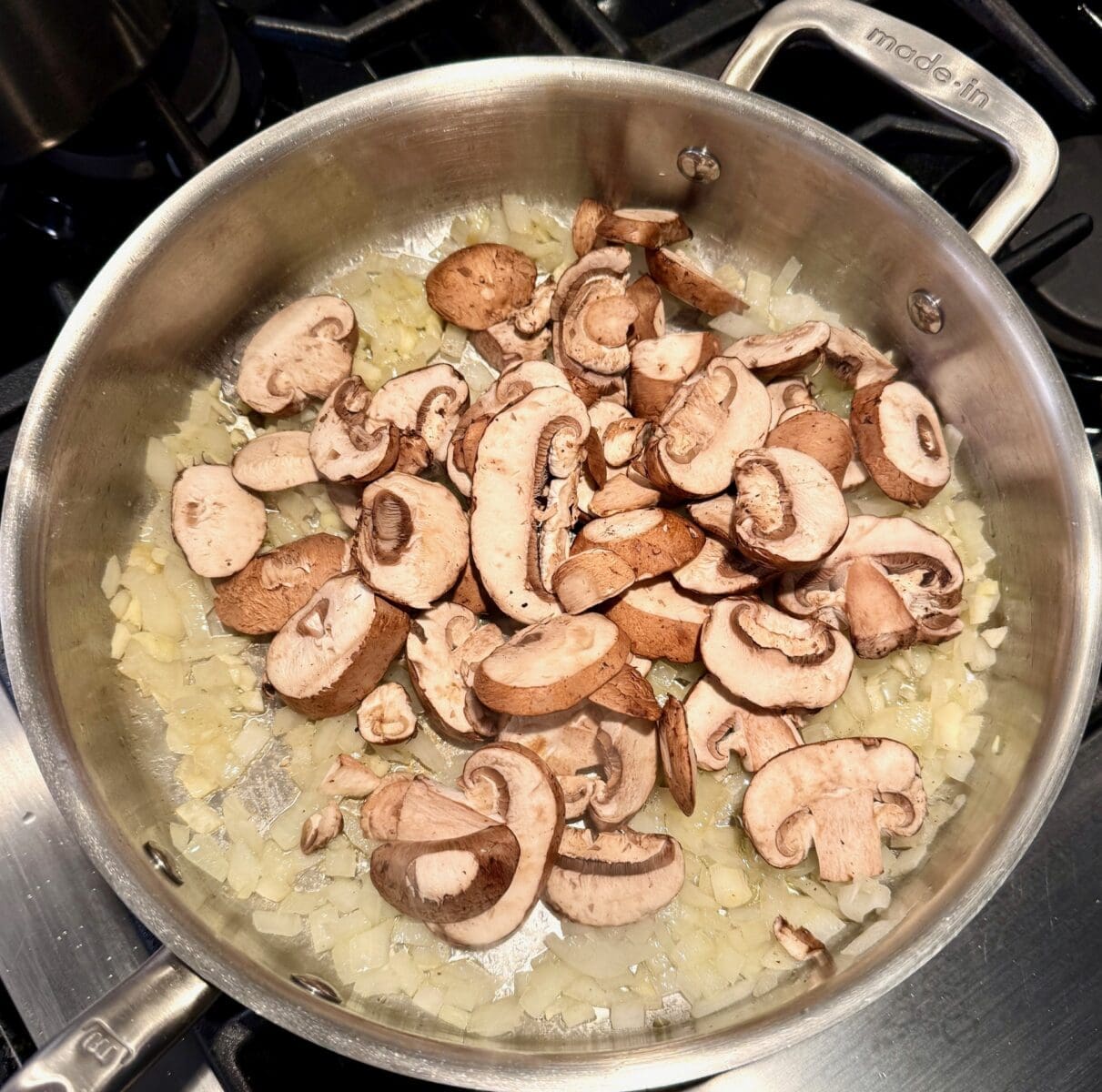 adding mushrooms