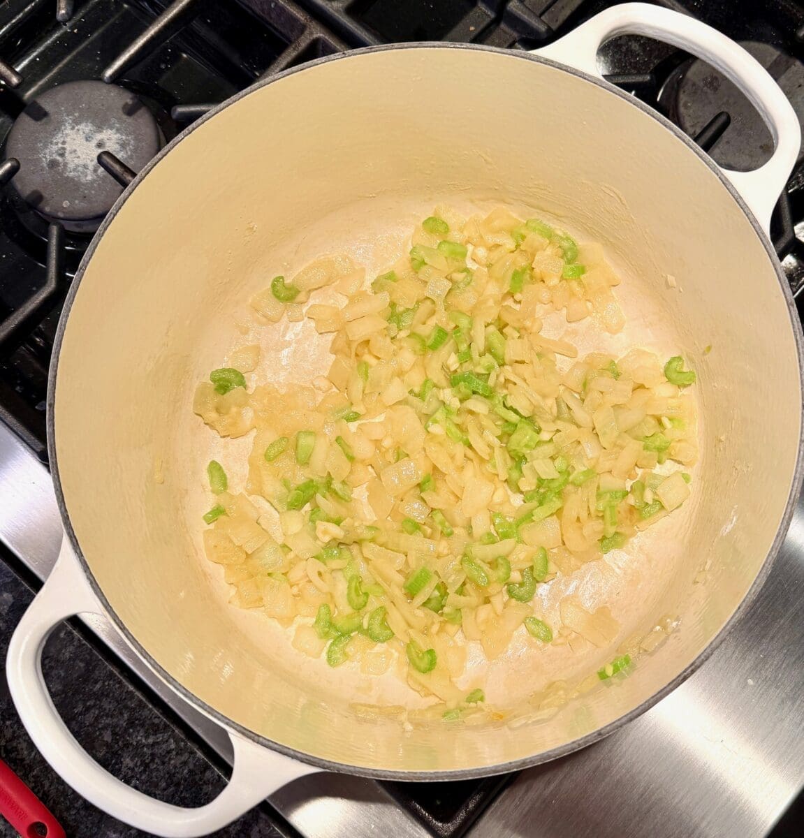 onions, celery and garlic