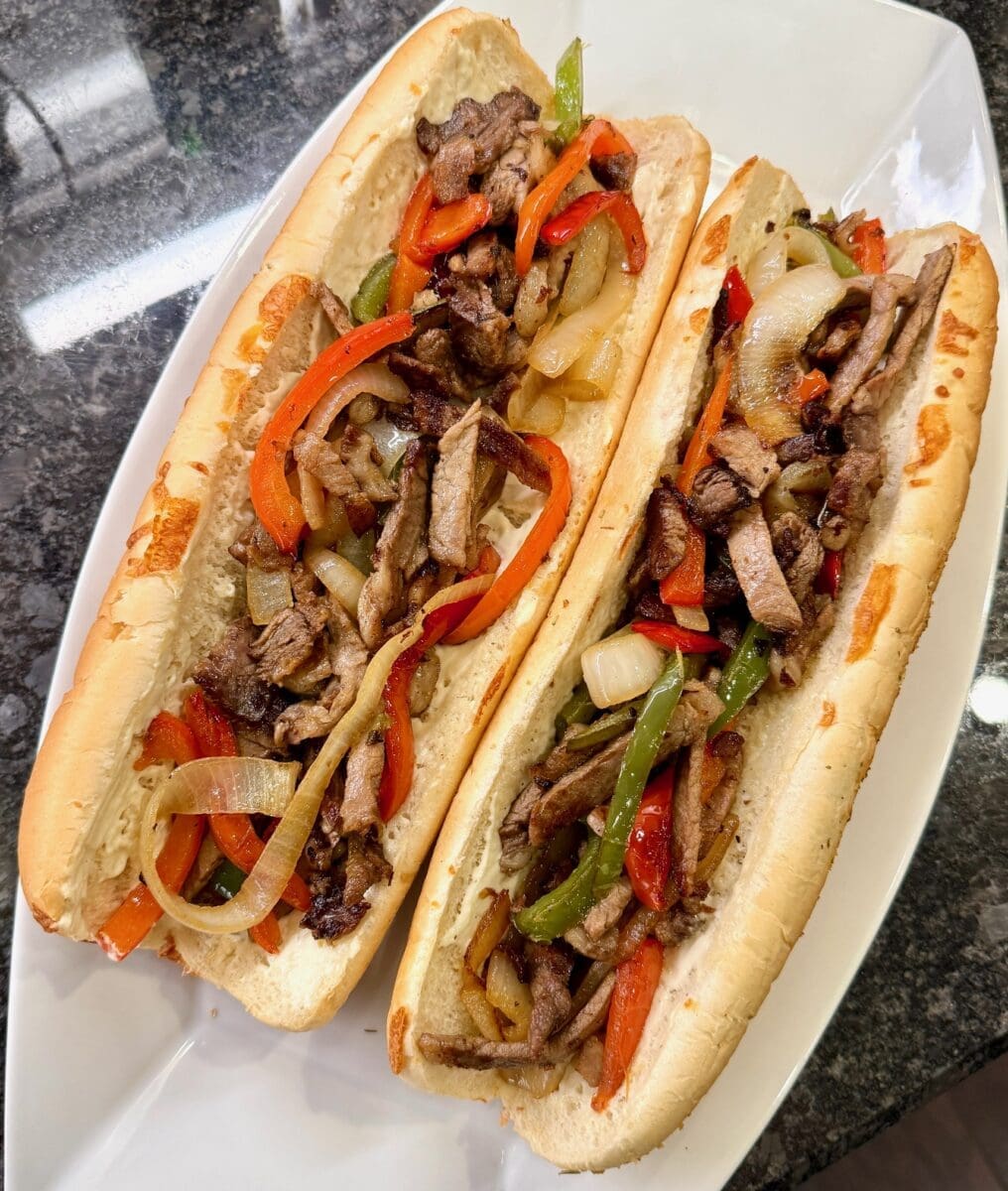 stuffed prime rib cheesesteak