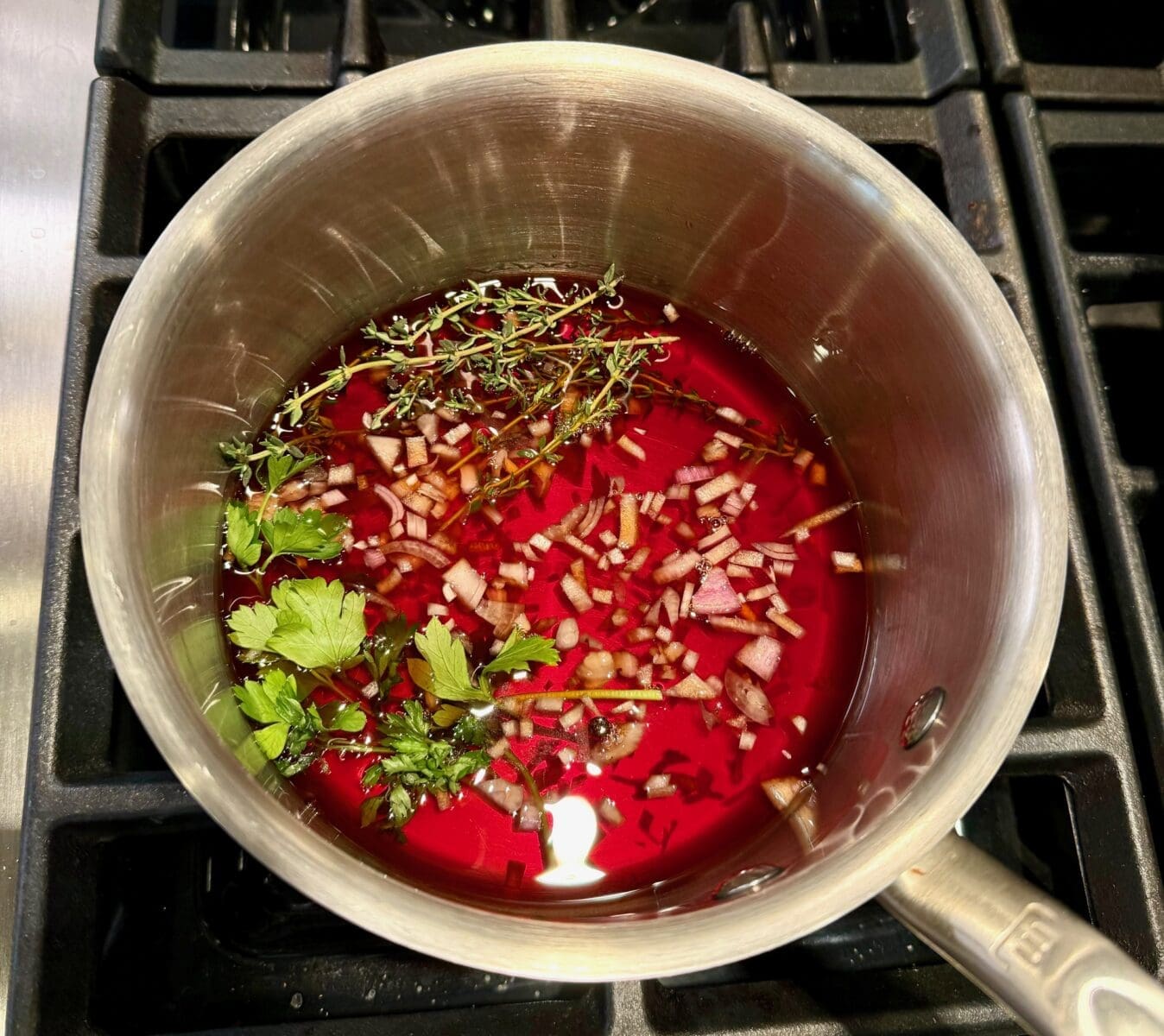 shallots and sherry