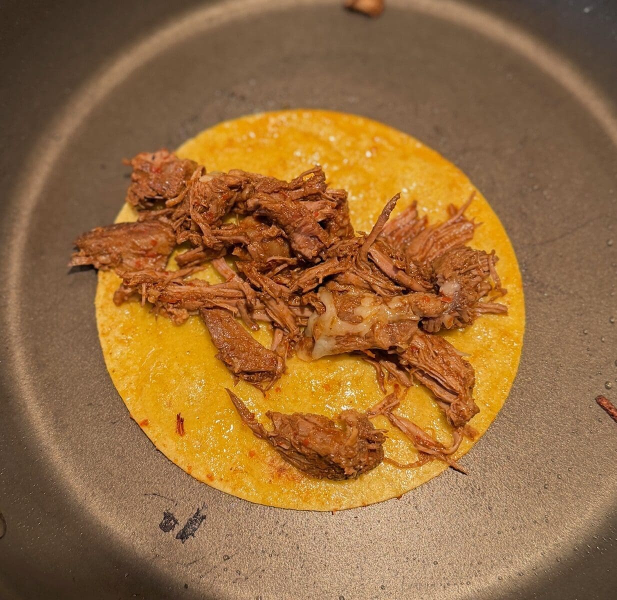 tortilla and meat