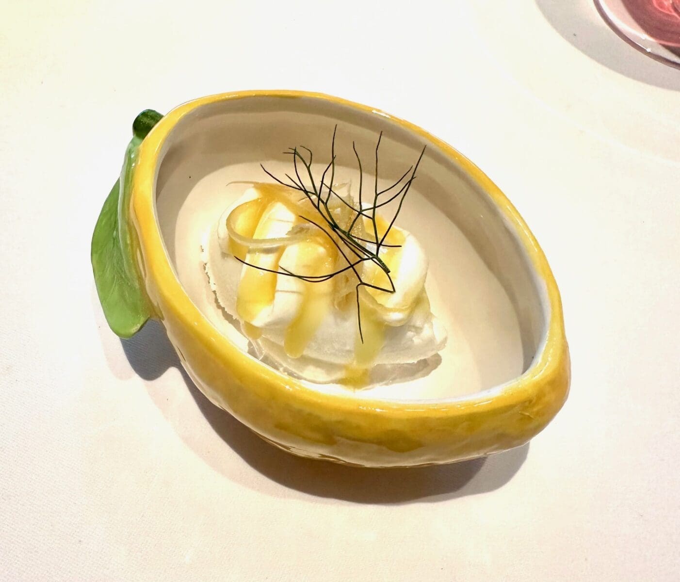 lemon sorbet