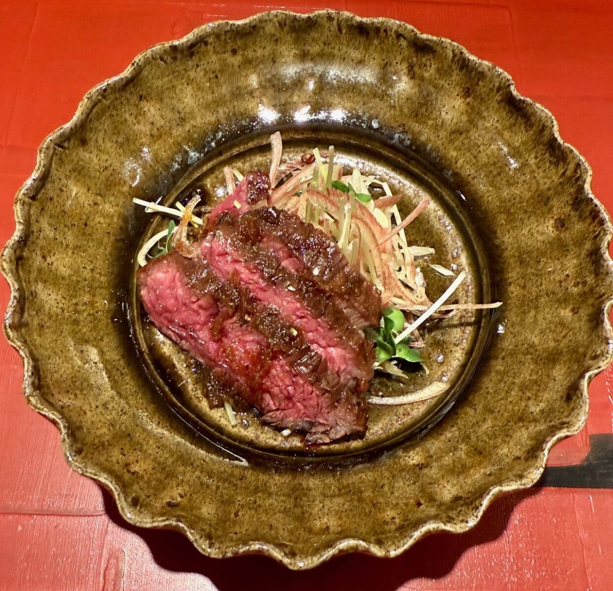 wagyu ushitomi ginza hanging tender