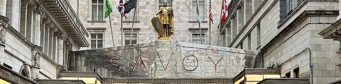 savoy grill facade