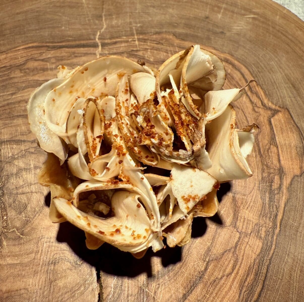 Aramburu enoki mushroom and dates