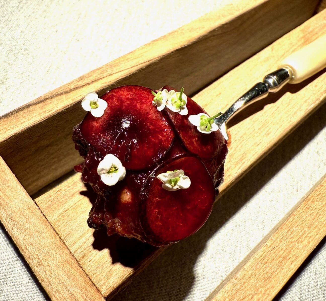 Aramburu sweetbread and cherry