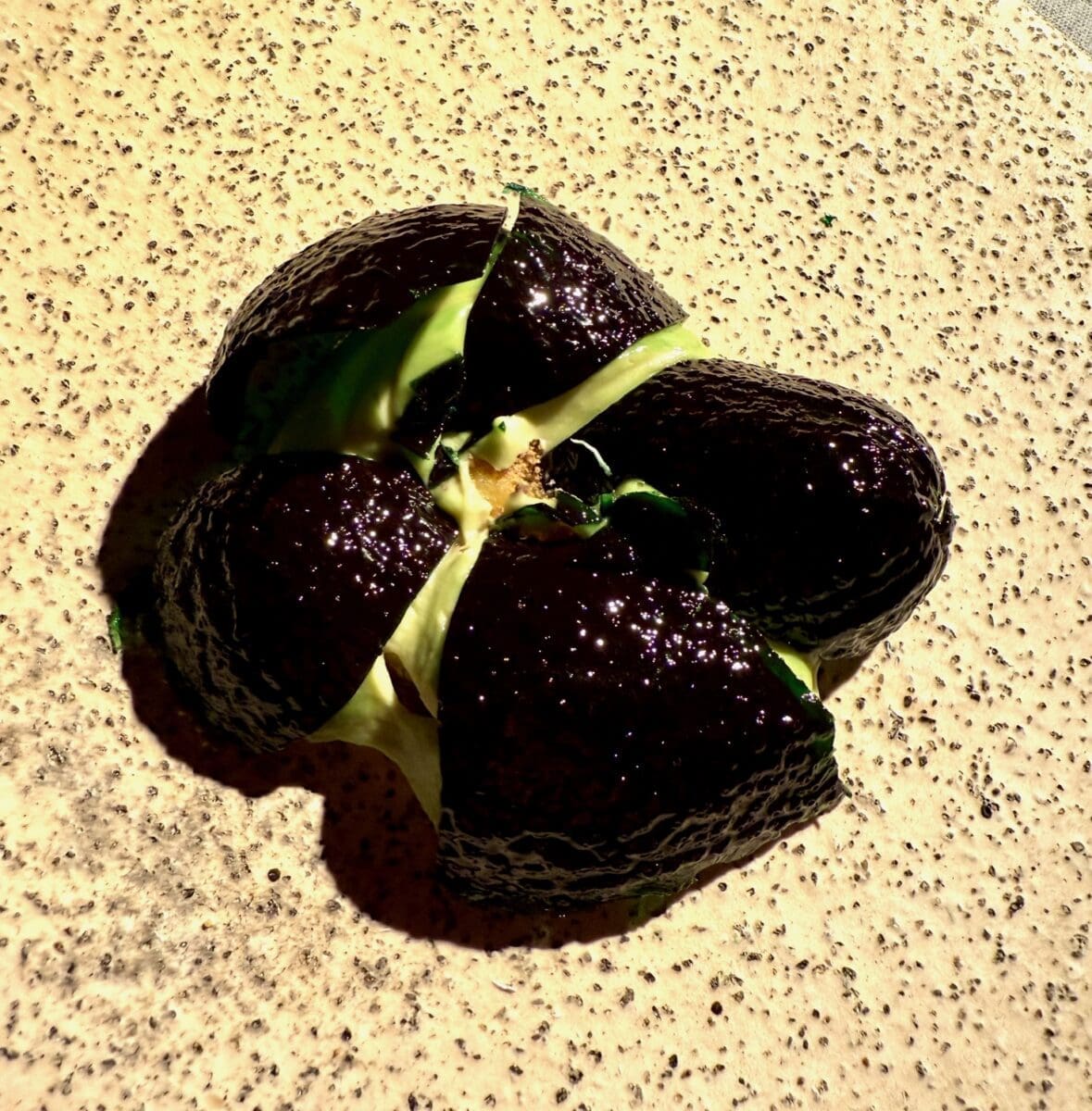 avocado mango in chocolate