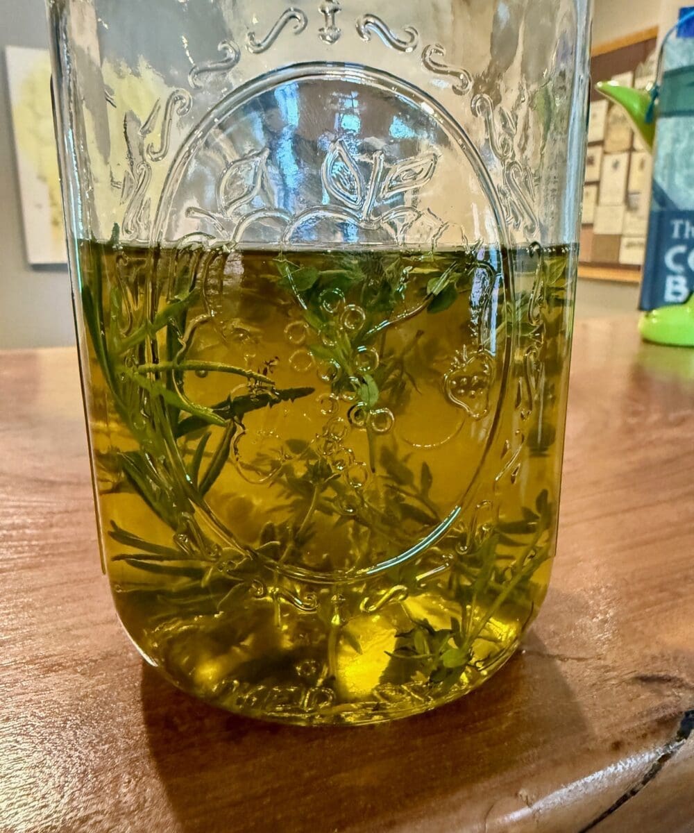 infusing olive oil