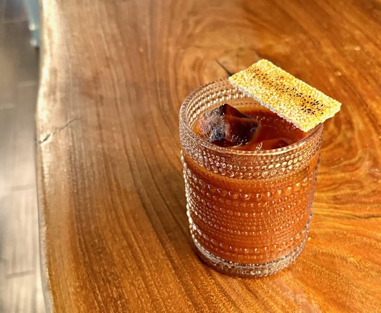 new moon rising on the bartop