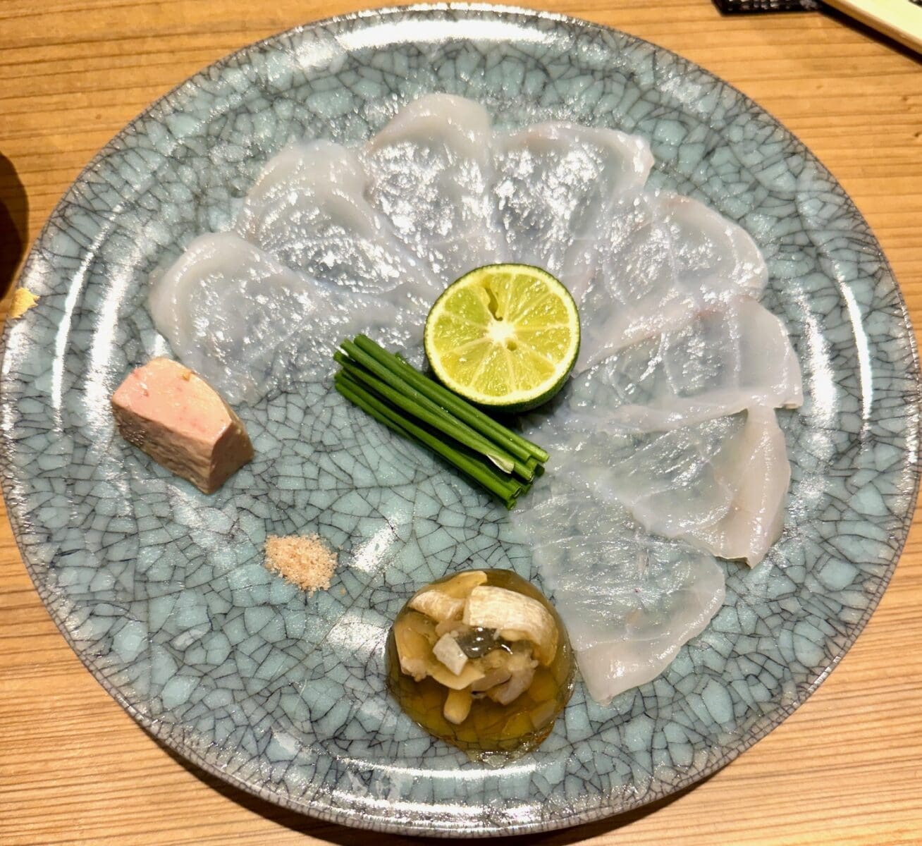 fugu sashimi