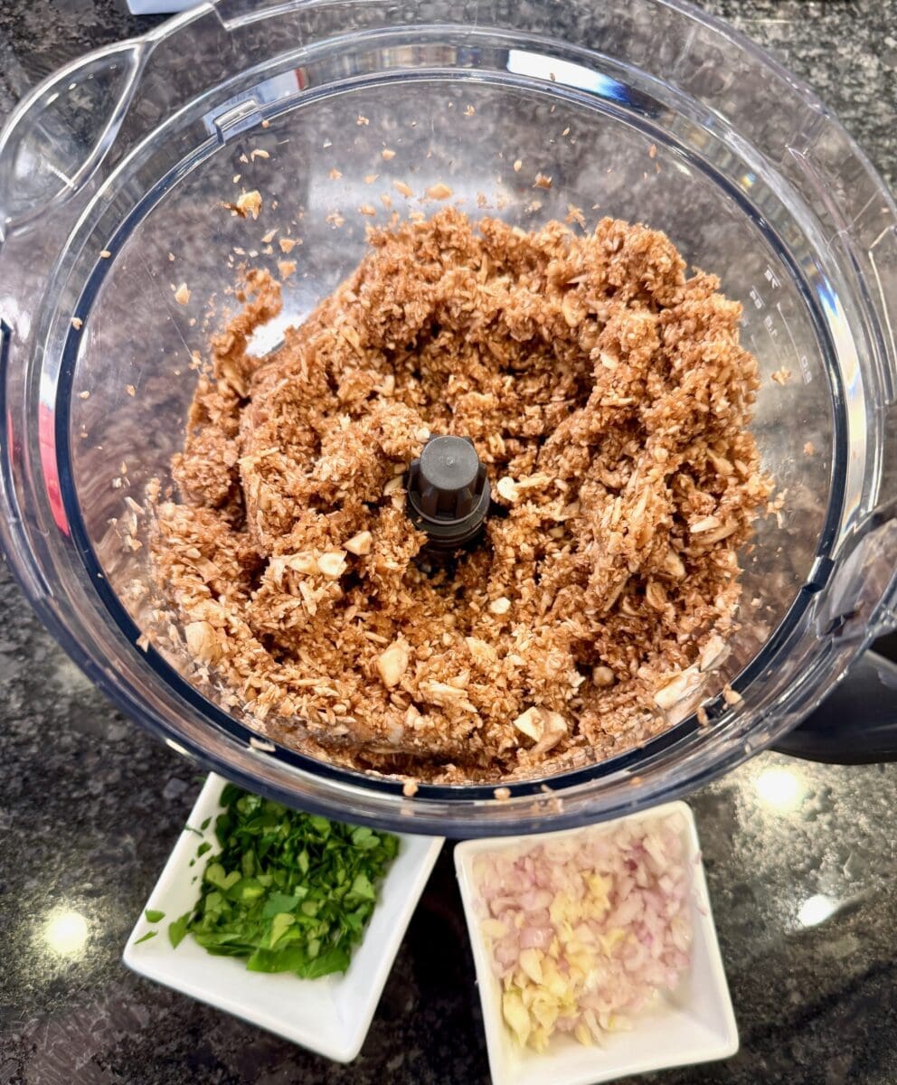 Finely Processed Mushrooms