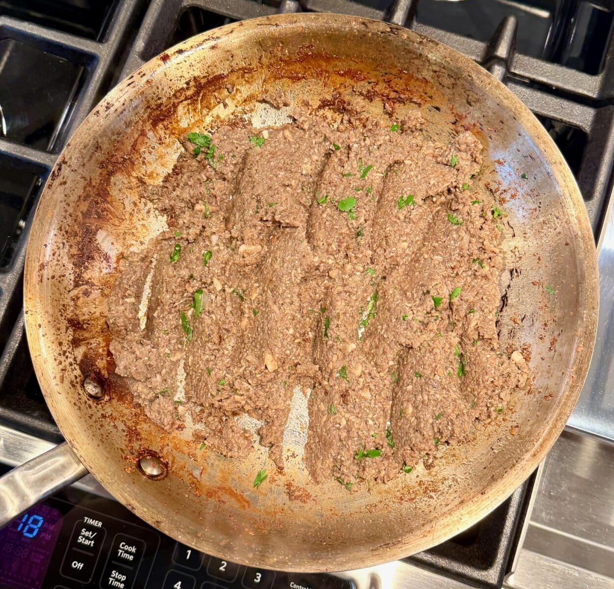 finished mushroom duxelle