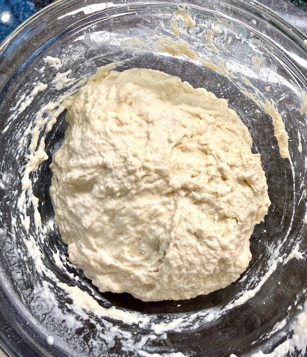 mixed foccacia bread ingredients